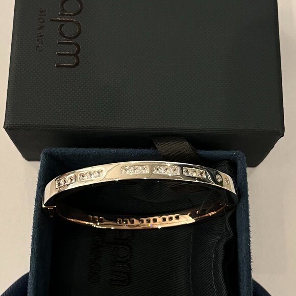 APM Monaco Crystal Bangle Bracelet - Picture 1 of 7